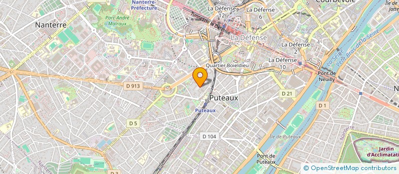 localisation de l'entreprise NAFISSATOU NIANG DIALLO  PUTEAUX