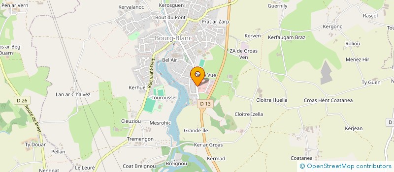 localisation de l'entreprise NAFLO  BOURG-BLANC