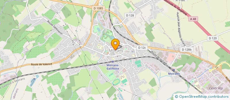 localisation de l'entreprise NAFRAMA  MOIRANS