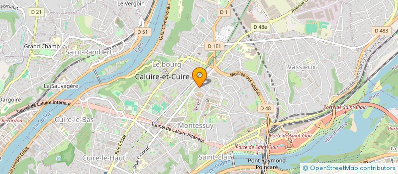 localisation de l'entreprise NAFTIS CLOUD à CALUIRE-ET-CUIRE