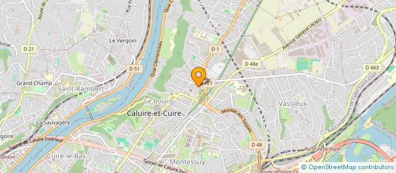 localisation de l'entreprise NAFTOIL à CALUIRE-ET-CUIRE