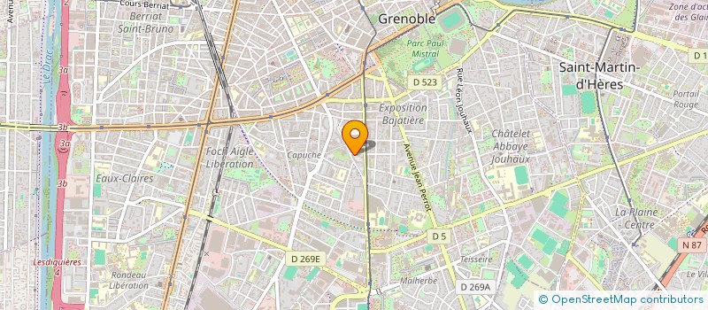 localisation de l'entreprise NAG à GRENOBLE