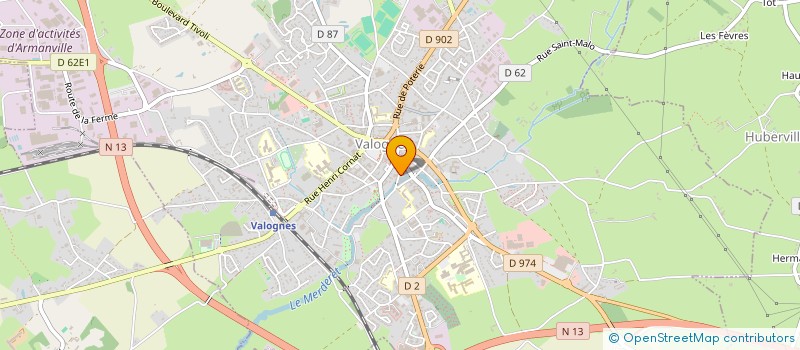 localisation de l'entreprise NAG  VALOGNES