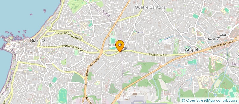 localisation de l'entreprise NAGA à BIARRITZ