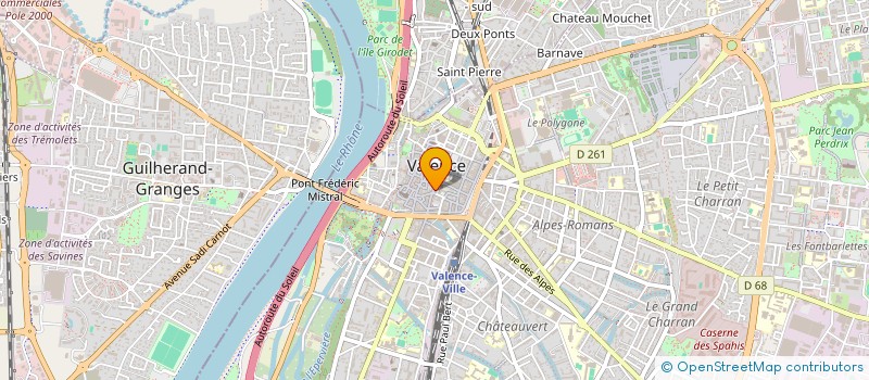 localisation de l'entreprise NAGA  VALENCE