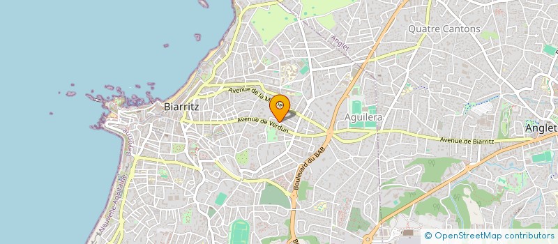 localisation de l'entreprise NAGA CONSEIL à BIARRITZ