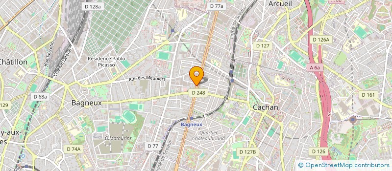 localisation de l'entreprise NAGALISKO  BAGNEUX