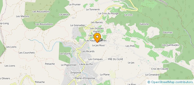 localisation de l'entreprise NAGANO  LE PLAN-DE-LA-TOUR