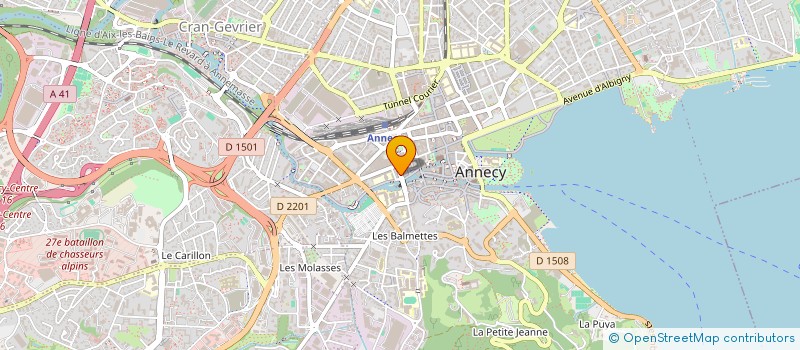 localisation de l'entreprise NAGARE STUDIO à ANNECY