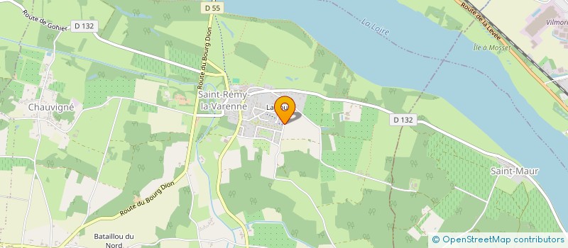 localisation de l'entreprise NAGASD CONSEIL  LES GARENNES SUR LOIRE