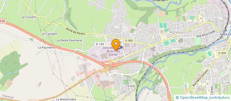 localisation de l'entreprise NAGAT ELECTROMENAGER  AGNEAUX