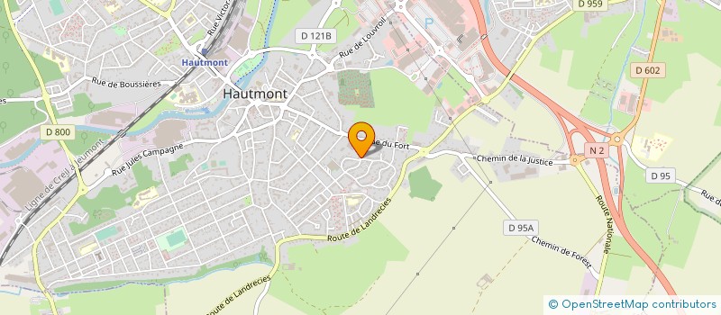 localisation de l'entreprise NAGER A HAUTMONT à HAUTMONT