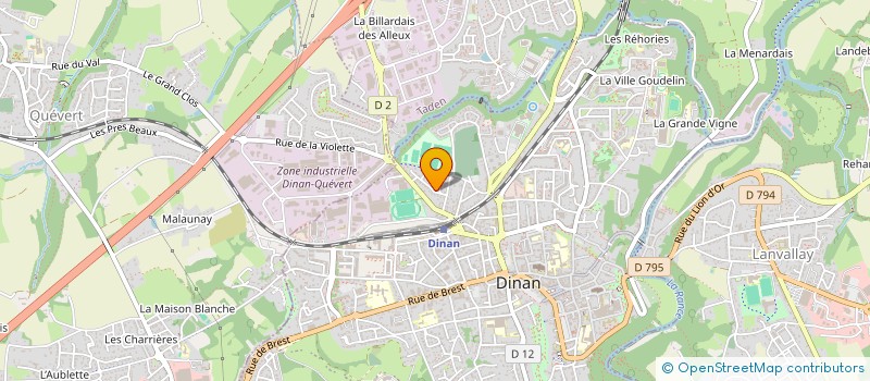 localisation de l'entreprise NAGEURS DES SABLES à DINAN
