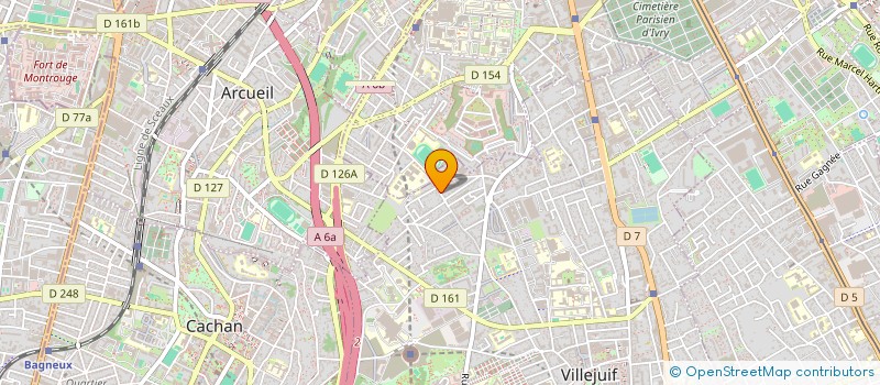 localisation de l'entreprise NAGGARA à VILLEJUIF