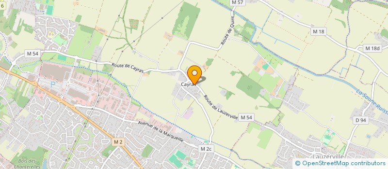 localisation de l'entreprise NAGHASHIAN - TAVASSOLI  LAUZERVILLE