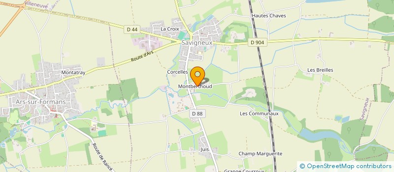 localisation de l'entreprise NAGIMAC  VONNAS