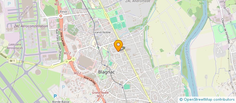 localisation de l'entreprise NAGISA  BLAGNAC