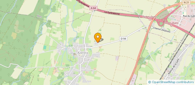 localisation de l'entreprise NAGOLY  AZEREIX