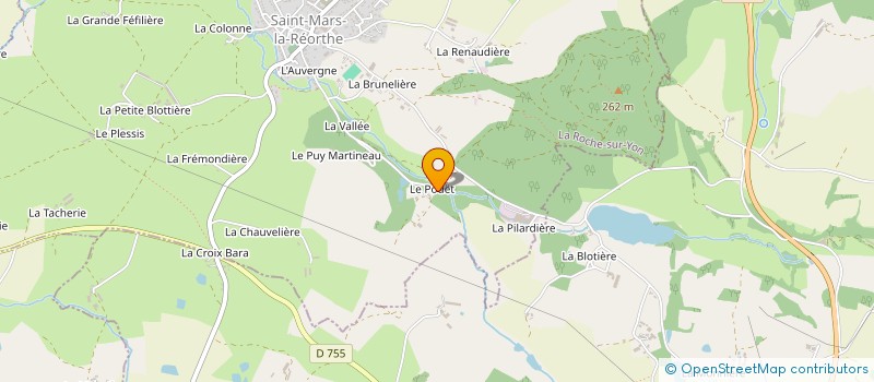 localisation de l'entreprise NAGOMI à SAINT-MARS-LA-REORTHE