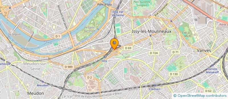 localisation de l'entreprise NAGORA CONSULTANTS à ISSY-LES-MOULINEAUX