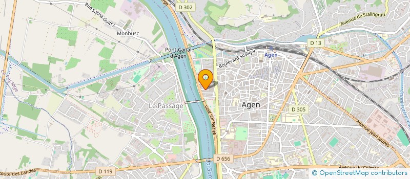 localisation de l'entreprise NAGRA PEINTURE  AGEN