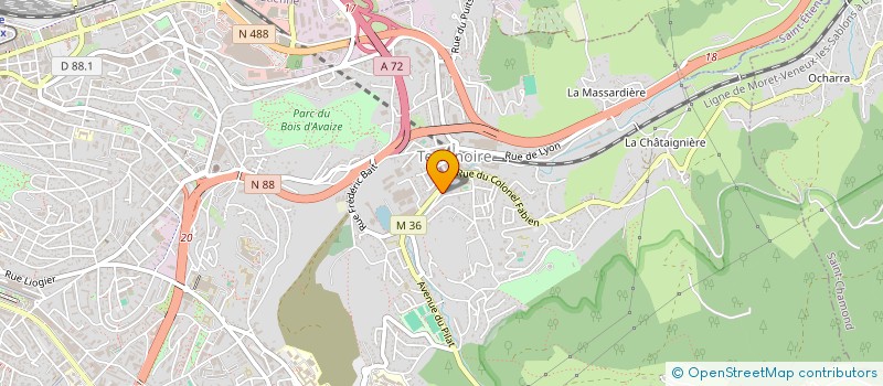 localisation de l'entreprise NAGUY AHMED  SAINT-ETIENNE