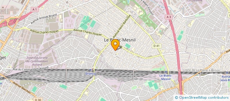 localisation de l'entreprise NAH & CO  LE BLANC-MESNIL