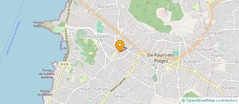 localisation de l'entreprise NAHAKICHI 4L PROJET ( NKCHI )  SIX-FOURS-LES-PLAGES