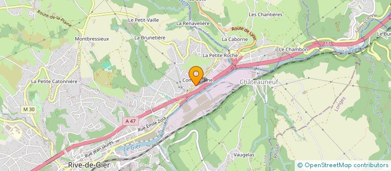 localisation de l'entreprise NAHALITTA  RIVE-DE-GIER