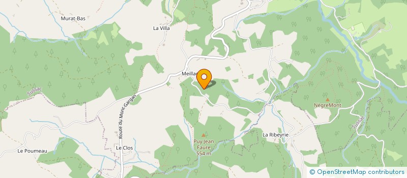 localisation de l'entreprise NAHANI RANCH à SUSSAC