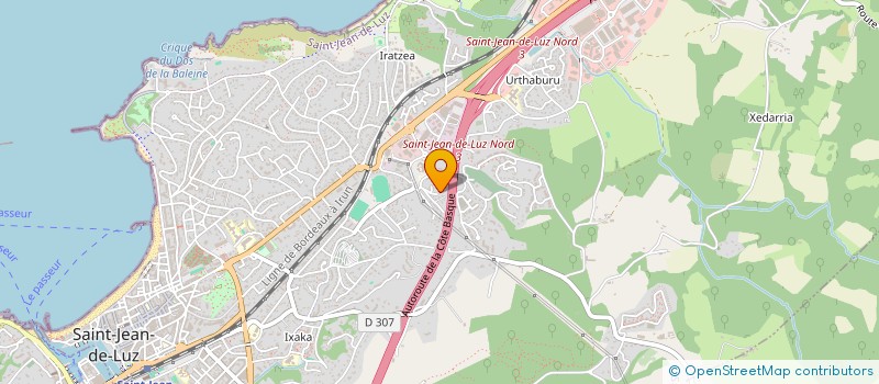 localisation de l'entreprise NAHAS MAHAS  SAINT-JEAN-DE-LUZ