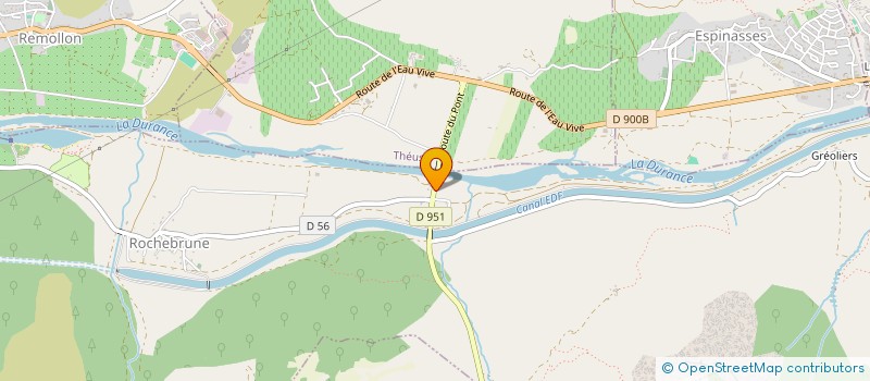 localisation de l'entreprise NAHDYA  ROCHEBRUNE