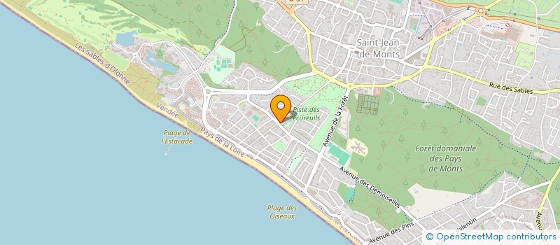 localisation de l'entreprise NAHE  SAINT-JEAN-DE-MONTS