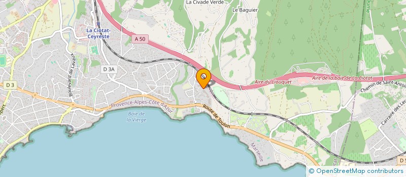 localisation de l'entreprise NAHE INDUSTRY à LA CIOTAT