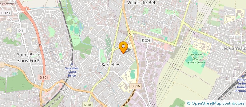 localisation de l'entreprise NAHEED SARL à SARCELLES