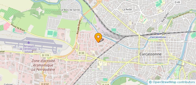 localisation de l'entreprise NAHELAN à CARCASSONNE