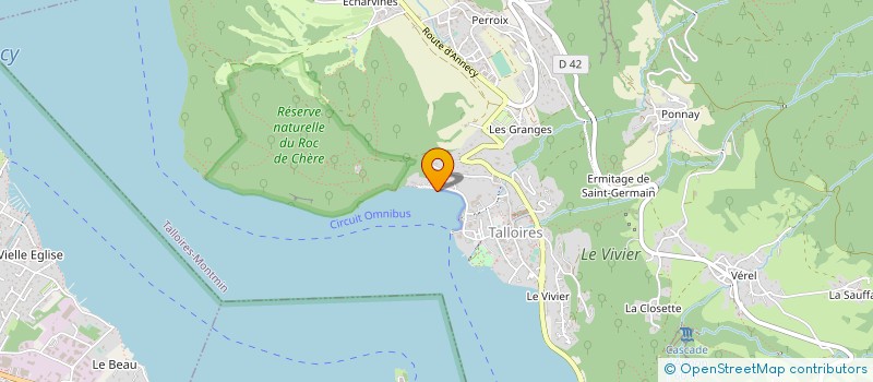 localisation de l'entreprise NAHEMA EVASION à TALLOIRES-MONTMIN