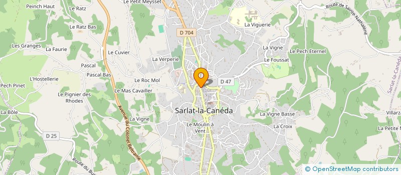 localisation de l'entreprise NAHETIMA à SARLAT-LA-CANEDA