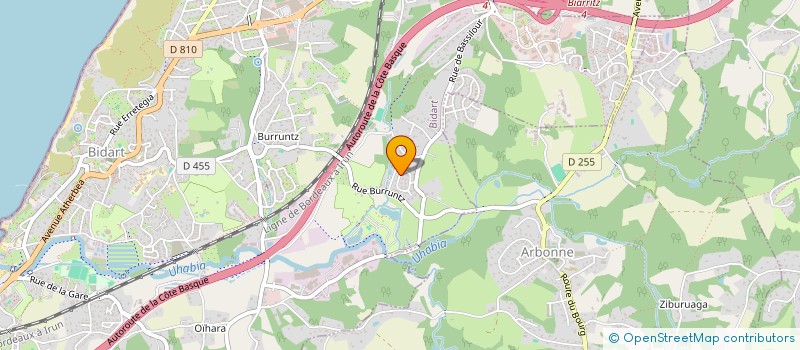 localisation de l'entreprise NAHI NUENA à BIDART