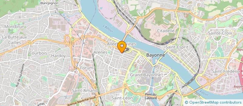 localisation de l'entreprise NAHIA à BAYONNE