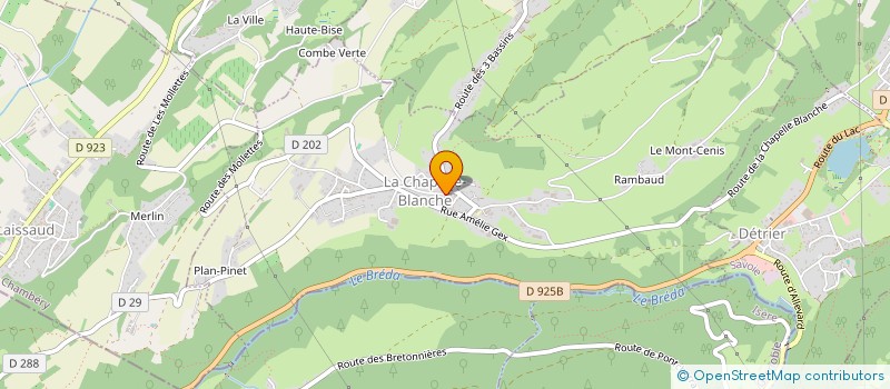 localisation de l'entreprise NAHIA  LA CHAPELLE-BLANCHE