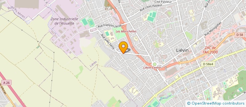 localisation de l'entreprise NAHII  LIEVIN