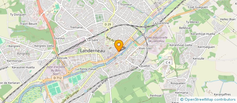 localisation de l'entreprise NAHILAND à LANDERNEAU