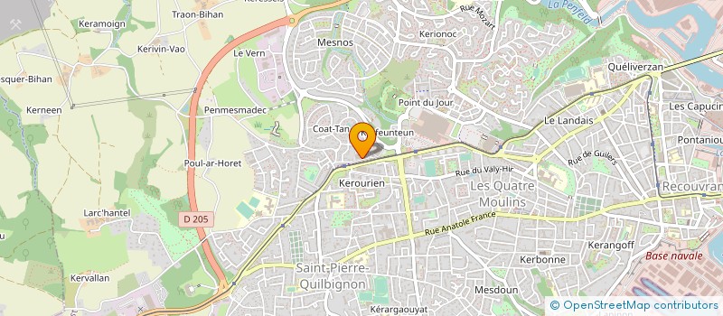 localisation de l'entreprise NAHIWEST à BREST