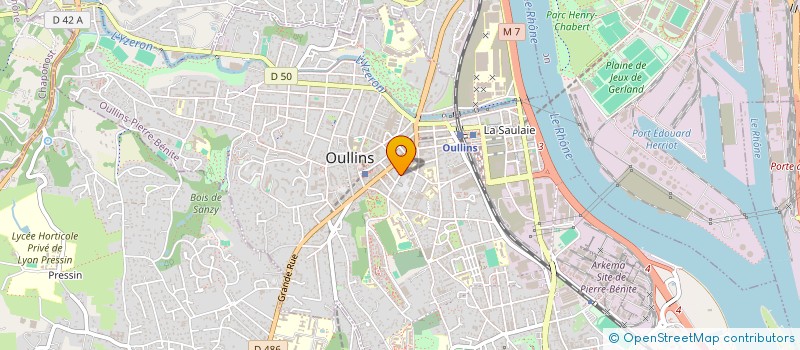 localisation de l'entreprise NAHLA CONSULTING  OULLINS-PIERRE-BENITE