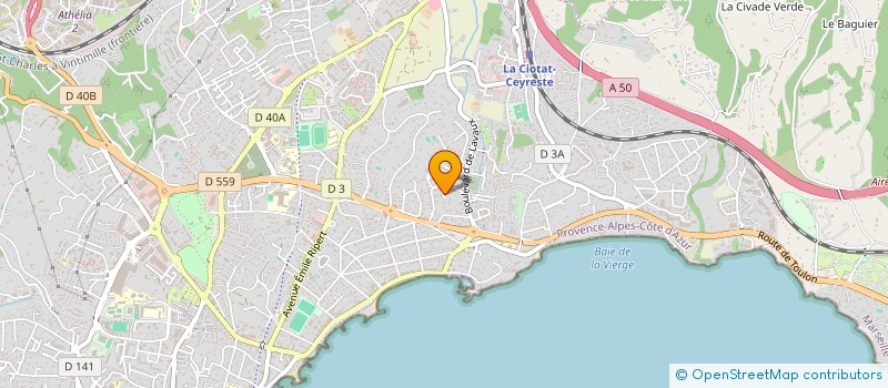 localisation de l'entreprise NAHMENS PHILIPPE  LA CIOTAT