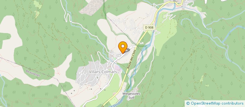 localisation de l'entreprise NAHOMA à VILLARS-COLMARS