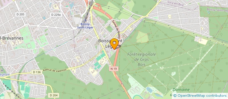 localisation de l'entreprise NAHREF à BOISSY-SAINT-LEGER