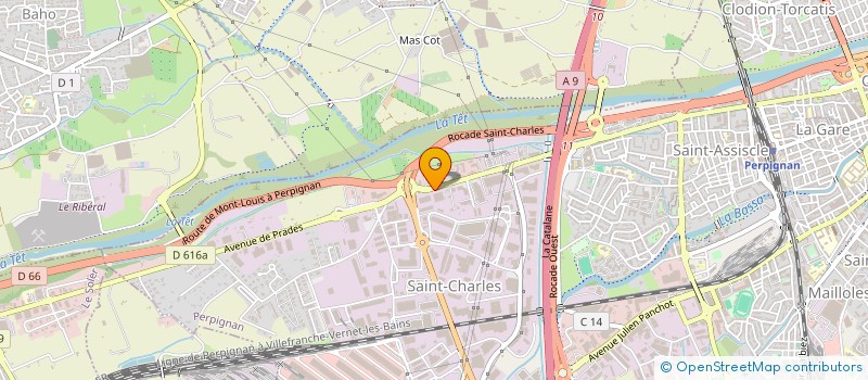 localisation de l'entreprise NAHU 22 à PERPIGNAN