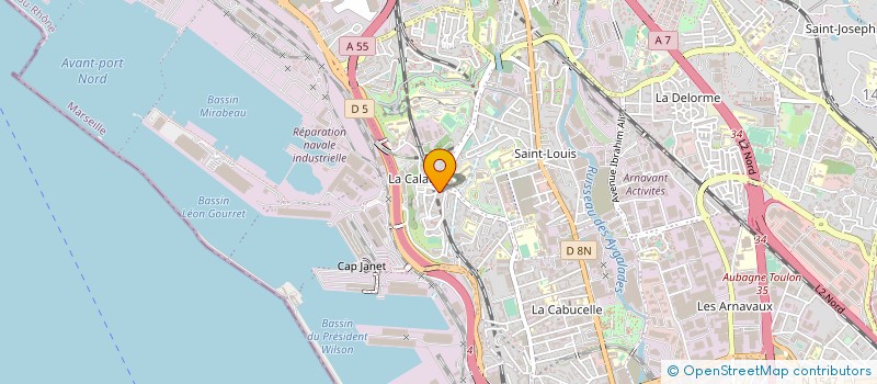 localisation de l'entreprise NAHYA à MARSEILLE